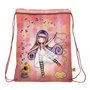 Sac à dos serré par des ficelles Little Dancer Gorjuss Little dancer 34 x 45 x 1 cm Saumon