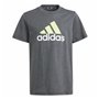 T shirt à manches courtes Enfant Adidas Essentials Big Logo Gris