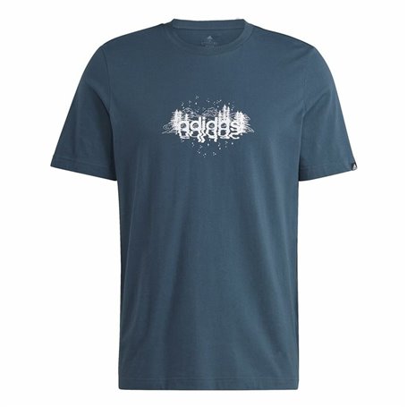 Chemisette Adidas Myst Linear Bleu (M)