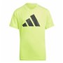 T shirt à manches courtes Enfant Adidas U Tr-Es Logo Jaune