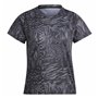 T-shirt à manches courtes femme Adidas Ri 3B Aop Noir