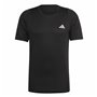 T-shirt à manches courtes homme Adidas Run Icons 3S T Noir