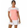 Maillot de Corps de Sport à Manches Coupe Asics Court Rose Tennis