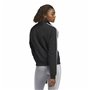 Veste de Sport pour Femme Adidas 3S Ft Qz Noir