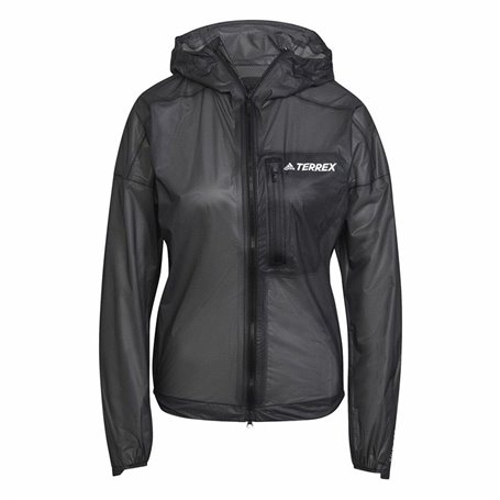 Veste de Sport pour Femme Adidas Agr Rain J Noir