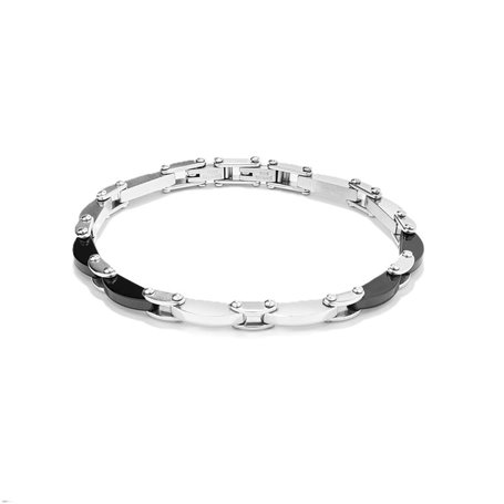 Bracelet Homme Radiant RH000006 Noir Argenté