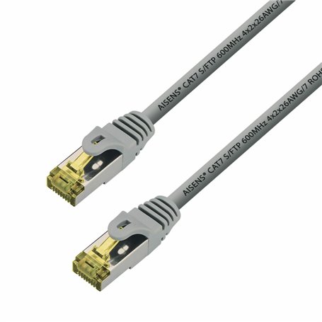 AISENS A146-0334 câble de réseau Gris 1 m Cat7 S/FTP (S-STP)