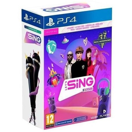 Let's Sing 2025 + 2 Micros - Jeu PS4