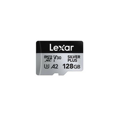 Carte Micro SD Lexar High Performance SILVER PLUS 128 GB