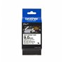 Ruban Brother HSE221E 9 mm 1,5 m Noir/Blanc