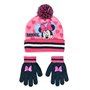 Bonnet et gants Minnie Mouse Rose (Taille unique)