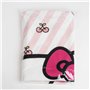 Serviette de plage Hello Kitty Rose clair 70 x 140 cm