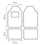 Set de tapis de voitures MOMO MOMLCM4ITBK