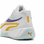 Chaussures de Basket-Ball pour Adultes Puma Court Pro Blanc Jaune