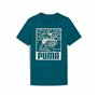 T shirt à manches courtes Enfant Puma Ess+ Mid 90S Graphic Bleu