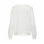 Sweat sans capuche femme Only Onlkimmie Blanc