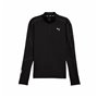 Sweat sans capuche homme Puma Flex 1/4 Zip Noir