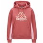 Sweat à capuche femme Kappa Felad Beige