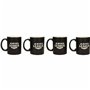 Lot de tasses SD Toys Universo DC Noir (4 Pièces)