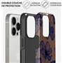 Coque Tough iPhone 13 Pro Compatible MagSafe Velvet Night Burga