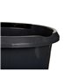 Seau avec poignée Gris Anthracite 10 L (18 Unités)