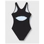 Maillot de Bain Fille Crowell Swan Jr.swan-girl-01 Gris