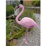 Flamant en résine - Hauteur 88 cm - Décoration de jardin UBBINK