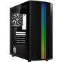 Boîtier PC - BITFENIX - Saber Mesh FRGB - Moyen tour - ATX - Noir - Verre trempé et façade Mesh