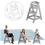 Chaise Haute Évolutive Sit Up III en Bois - ROBA - Réglable en Hauteur - Taupe