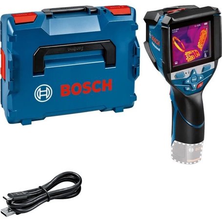 Caméra thermique Bosch Professional GTC 600 C sans batterie, calages L-Boxx, cable USB-C, en L-Boxx - 0601083508