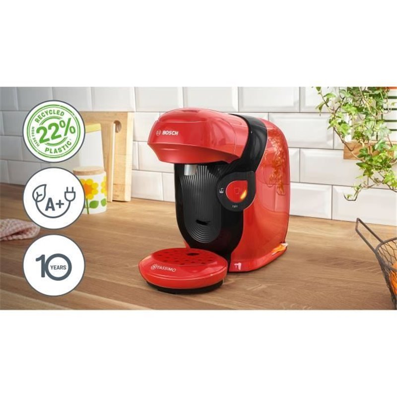 Image secondaire de Machine a café multi-boissons - BOSCH - TASSIMO - T11 Style rouge - 1400 W
