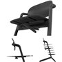 CYBEX - Chaise haute évolutive - Pack 3 en 1 -  LEMO 2 - Noir - Réglable en hauteur et en profondeur - Set bébé inclus