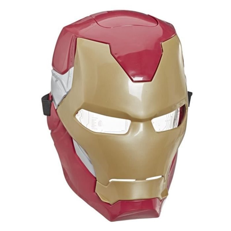 Image secondaire du masque électronique d'Iron Man à visière mobile, avec effets lumineux, Pour enfant pour se déguiser comme son héros préféré, De
