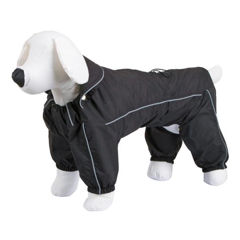 KERBL Manteau de pluie imperméable Manchester XS - 30cm pour chien - Noir