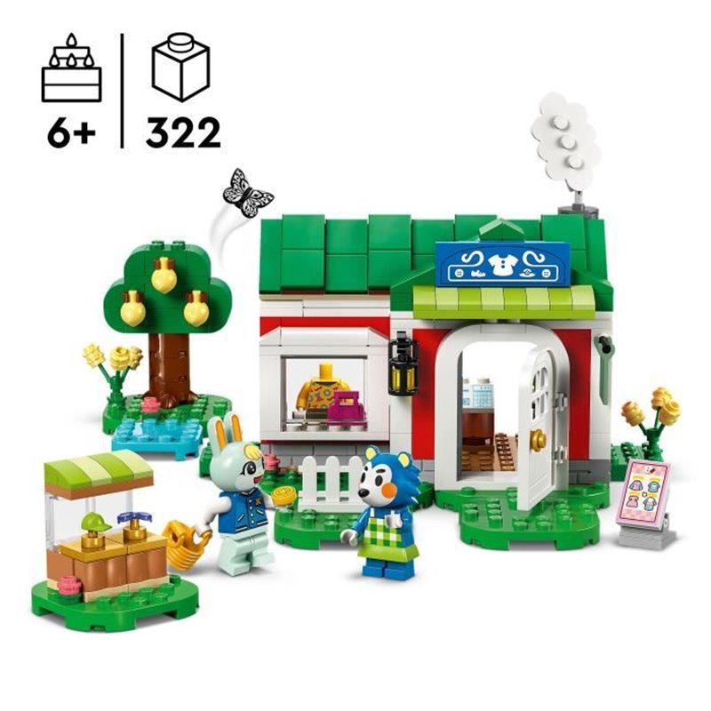 Image secondaire de LEGO Animal Crossing 77055 Boutique de vetements des soeurs Doigts de Fée - Jouet des 6 ans