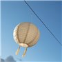 Suspension solaire LED - LUMISKY - HIMALAYA - Ø30cm - Beige, creme et mariage festif - Autonomie 8h