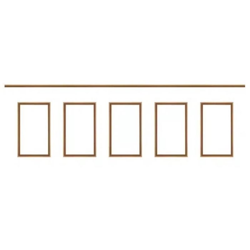 Kit moulure de soubassement 4m - NORDLINGER PRO - Moulure murale - FSC 100% - Ajoute du cachet au mur