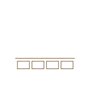 Kit moulure de soubassement 4m - NORDLINGER PRO - Moulure murale - FSC 100% - Ajoute du cachet au mur