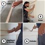 Kit moulure de soubassement 4m - NORDLINGER PRO - Moulure murale - FSC 100% - Ajoute du cachet au mur