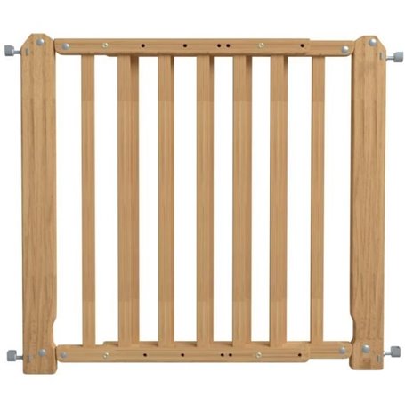 Barriere bois verni animaux - NORDLINGER PRO - Sicilia - Réglable 0,69-1,05m - Pression - Robuste