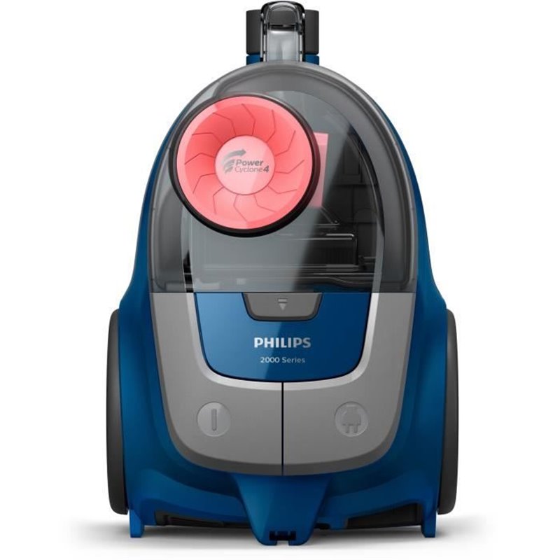 Image secondaire de PHILIPS XB2123/09 - Aspirateur Traineau sans sac - 850 W - Compact - 1,3 L - Bleu foncé / Peche
