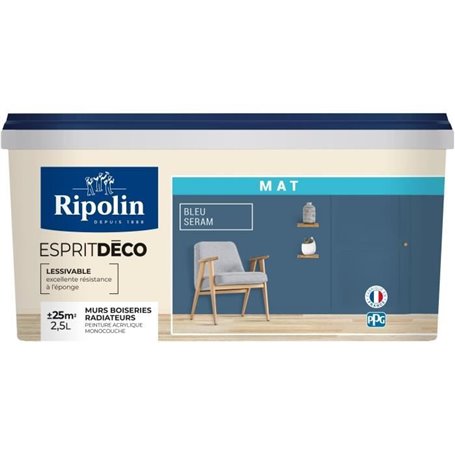 RIPOLIN Peinture esprit deco multi-supports 2,5l