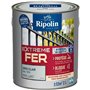 Peinture fer - RIPOLIN - 396709 - Gris clair - Brillant - 2 L