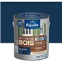 RIPOLIN Peinture pour bois intérieur et extérieur - Bleu marine Ral 5003 satin - 2,5 L