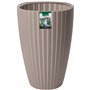 Pot de fleurs - Garden ID - Fancy - 40 x 58 cm - Pour jardin, balcons ou intérieurs - Taupe