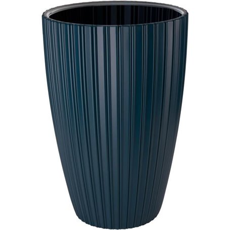 Pot de fleurs - Garden ID - Fancy - 40 x 58 cm - Pour jardin, balcons ou intérieurs - Bleu pétrole