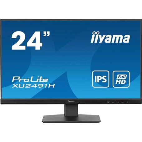 Écran PC - IIYAMA - XU2491H-B1 - 23,8 FHD - IPS - 100Hz - 0,5ms - HDMI/DP - VESA 100x100 - Noir