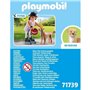PLAYMOBIL 71739 Jeune fille rolleuse avec Retriever