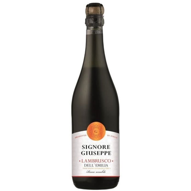 Lambrusco Rouge - Signore Giuseppe - Vin pétillant - 75 cl