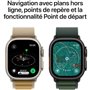 Apple Watch Ultra 2 GPS + Cellular - 49mm - Boîtier Natural Titanium - Bracelet Tan Alpine Loop - Large